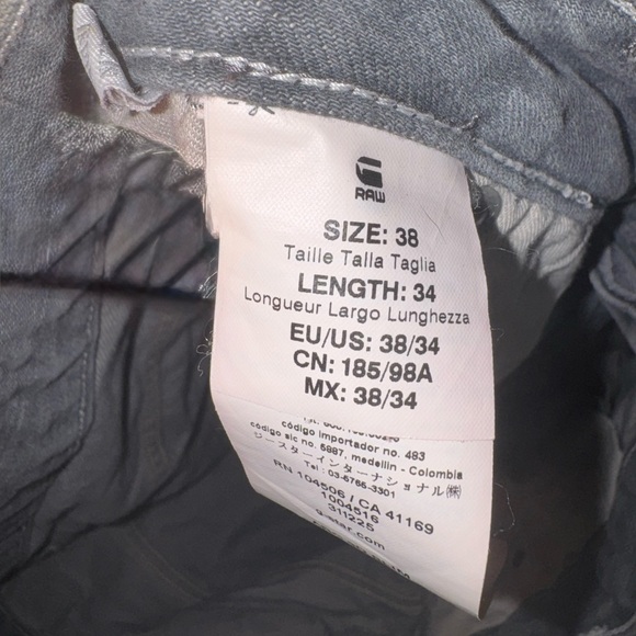 G-Star Raw 3301 distressed arc loose fit denim jeans - Picture 3 of 3